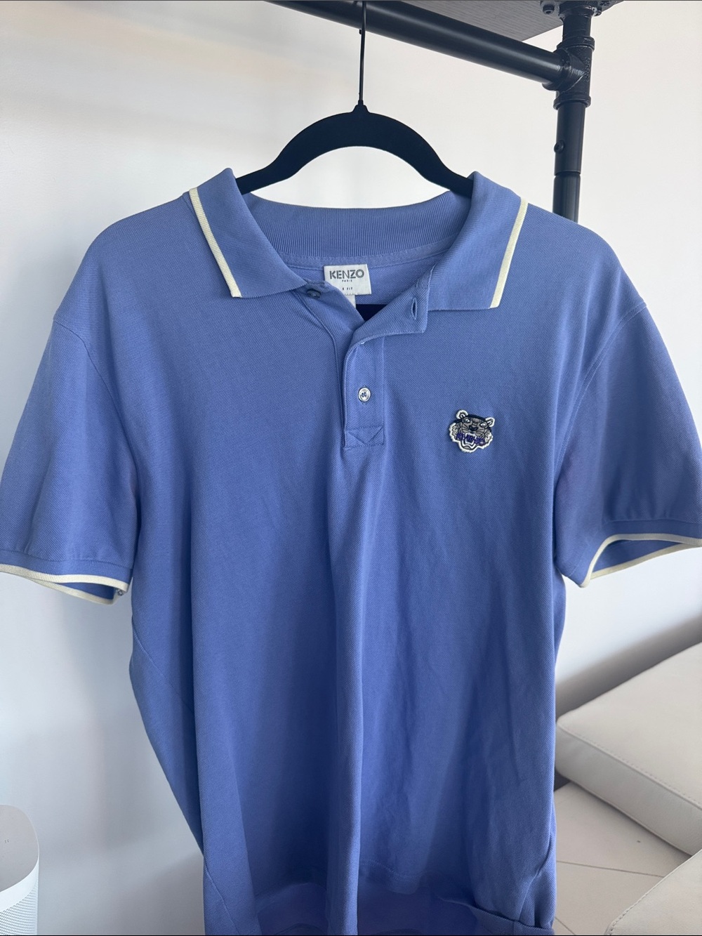 Kenzo Polo purple with white trim